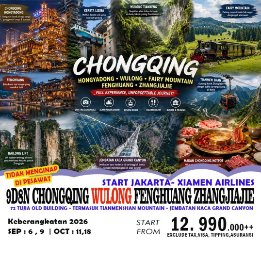Mulai dari Rp12,99 juta untuk keberangkatan September hingga Oktober 2026